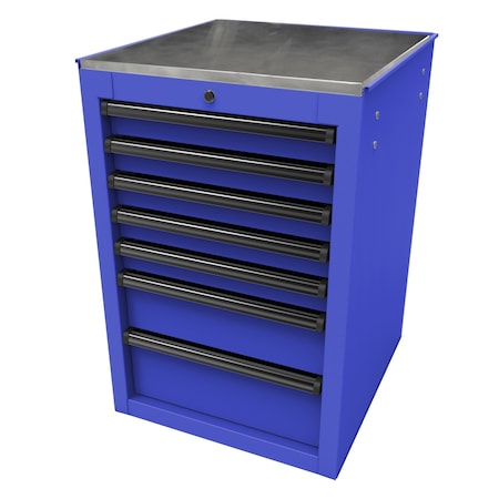 Homak 22in RS Pro 7-Drawer Side Cabinet - Blue BL08022070